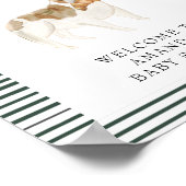 French Bulldog Welcome Baby Shooter Poster (Ecke)