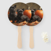 French Bulldog Welpe Autumn Delight Pumpen Fächer (Vorne und Hinten)