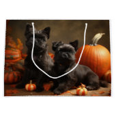 French Bulldog Welpe Autumn Delight Pumpen Große Geschenktüte (Vorderseite)