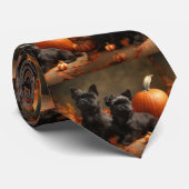 French Bulldog Welpe Autumn Delight Pumpen Krawatte (Gerollt)