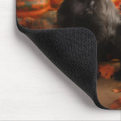 French Bulldog Welpe Autumn Delight Pumpen Mousepad (Ecke)