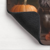 French Bulldog Welpe Autumn Delight Pumpen Mousepad (Ecke)