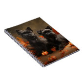 French Bulldog Welpe Autumn Delight Pumpen Notizblock (Rechte Seite)