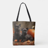 French Bulldog Welpe Autumn Delight Pumpen Tasche (Rückseite)