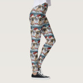 French Bulldog Winter Wonderland Christmas Joy Leggings (Rechts)