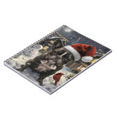 French Bulldog Winter Wonderland Christmas Joy Notizblock (Linke Seite)