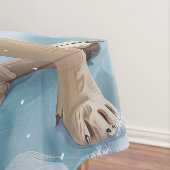 French Bulldog Winter Wonderland Christmas Joy Tischdecke (Beispiel)