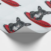 French Bulldog Wrapping Paper Geschenkpapier (Ecke)