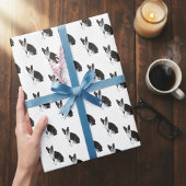 French Bulldog Wrapping Paper Geschenkpapier