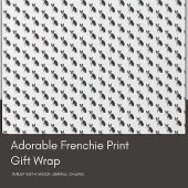 French Bulldog Wrapping Paper Geschenkpapier