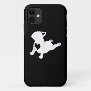 French Bulldog Yoga Liebe Herzstück Frenchie Worko Case-Mate iPhone Hülle