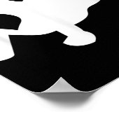 French Bulldog Yoga Pose Liebe Herzgeschenk Poster (Ecke)