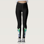 French Bulldogs Couple Leggings (Vorderseite)