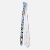 French Bulldogs Fun Neck Tie Krawatte (Rückseite)
