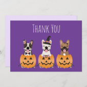 French Bulldogs Halloween Danke (Vorne/Hinten)
