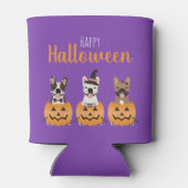 French Bulldogs Happy Halloween Dosenkühler (Rückseite)