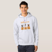 French Bulldogs Happy Halloween Hoodie (Vorne ganz)