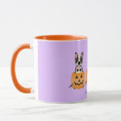 French Bulldogs Happy Halloween Tasse (Links)