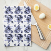 French Bulldogs Küchentuch (Viertel Falte)