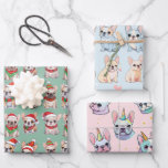 French Bulldogs Pastell Christmas Pattern Geschenkpapier Set<br><div class="desc">Geschenke zu umhüllen und zu entpacken ist jetzt ein buntes,  fröhliches Erlebnis mit diesem französischen Bulldogs Pastel Pattern Wrapping Paper Sheets - Weihnachtsstil,  Einhorn Stil und der einfache,  bezaubernde Pastellhund Bulldog.</div>