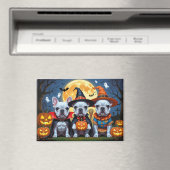 French Bulldogs Pumpkin Halloween Funny Funny Magnet (In Situ (Geschirrspüler))