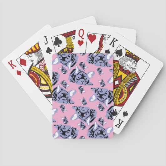 French Bulldogs Spielkarten (Rückseite)