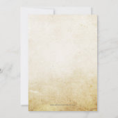 French Cafe Paris Theme Eiffel Tower Bridal Shower Einladung (Rückseite)