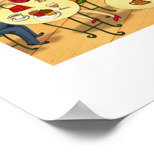 French Cafe Poster (Ecke)