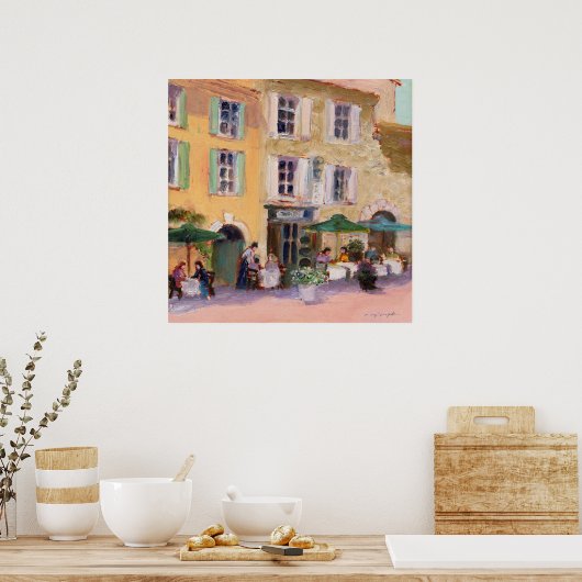 French Café Poster (Küche)