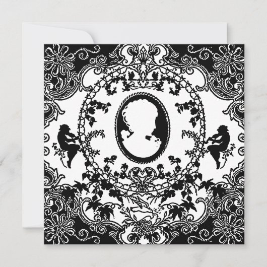 French Cameo ~ Einladungen (Vorderseite)