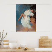 French Cancan Dancer Poster (Küche)