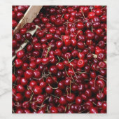 French Cherries Weinetikett (Einzelnes Label)