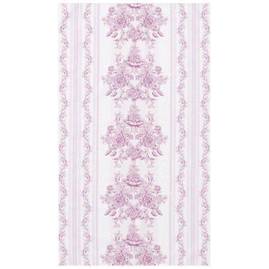 French chic,pink,toile,floral,pattern,victorian,Fl Tischdecke (Vorderseite)
