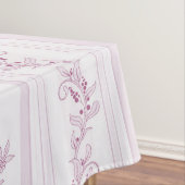 French chic,pink,toile,floral,pattern,victorian,Fl Tischdecke (Beispiel)