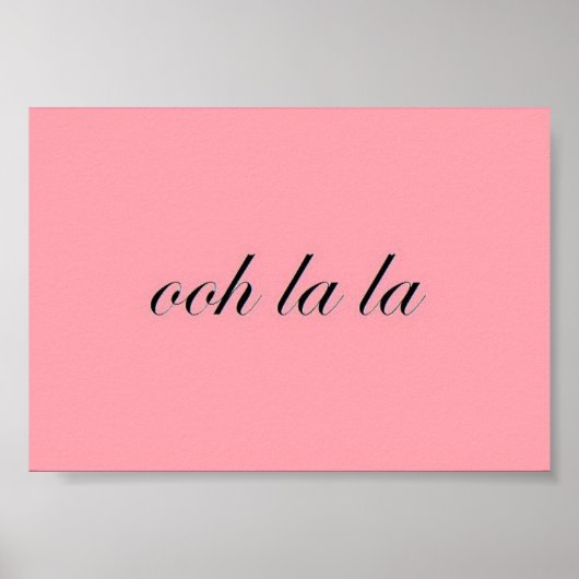 French Chic Poster (Vorne)