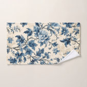 French Country Blue Toile Badhandtuch Set (Handtuch)