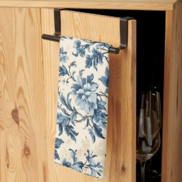 French Country Blue Toile Geschirrtuch