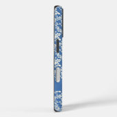 French Country Farm Blue Floral Personalisiert Case-Mate iPhone Hülle (Rückseite / Rechts)