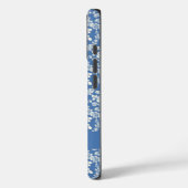 French Country Farm Blue Floral Personalisiert Case-Mate iPhone Hülle (Rückseite / Links)