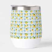 French Country Lemon Blue Tile Pattern (Rechts)