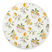 French Country Lemon Pattern Ceramic Pull Keramikknauf (Vorderseite)