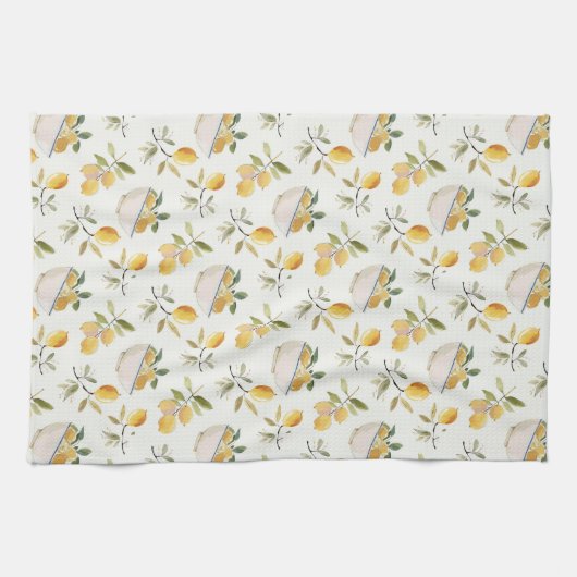 French Country Lemon Pattern Geschirrtuch (Horizontal)