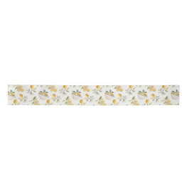 French Country Lemon Pattern Satinband