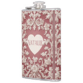 French Country Opulent Baroque Scrollwork Grandeur Flachmann (Links)