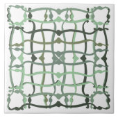 French countryside sage green tile fliese (Vorderseite)