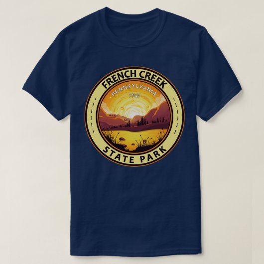 French Creek Staat Park Pennsylvania Stadtrundgang T-Shirt (Design vorne)