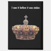 French Crowned Jewels Before Theft Magnet (Vorderseite)