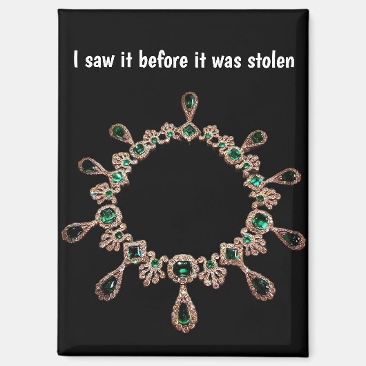 French Crowned Jewels Before Theft Magnet (Vorderseite)