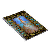 French Delight Chic Barock Monogramm Notizblock (Rechte Seite)