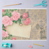 French Ephemera Tissue Paper Seidenpapier (Basteln)